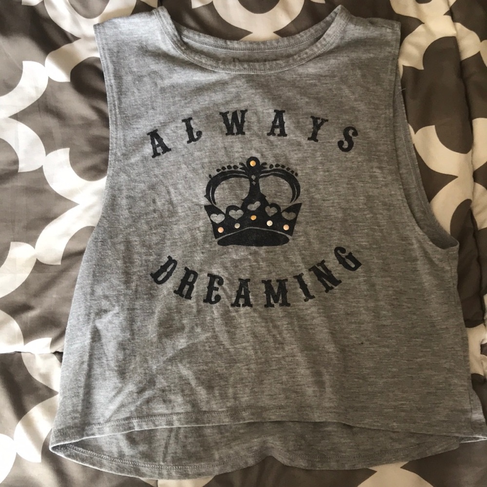 Grey tank top